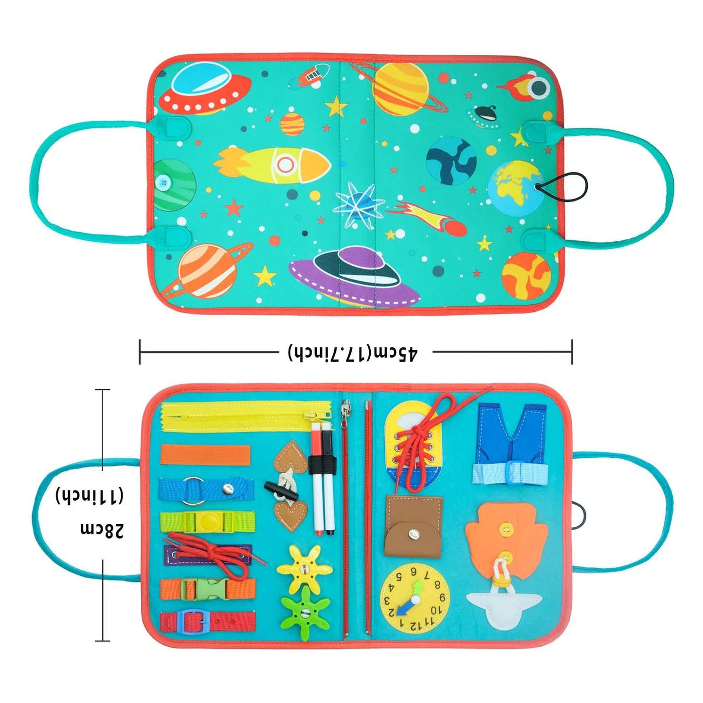 Tablero de actividades de aventura para niños