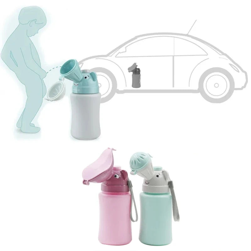 Portable Children Hygiene Toilet Urinal Boys Girls Car Travel