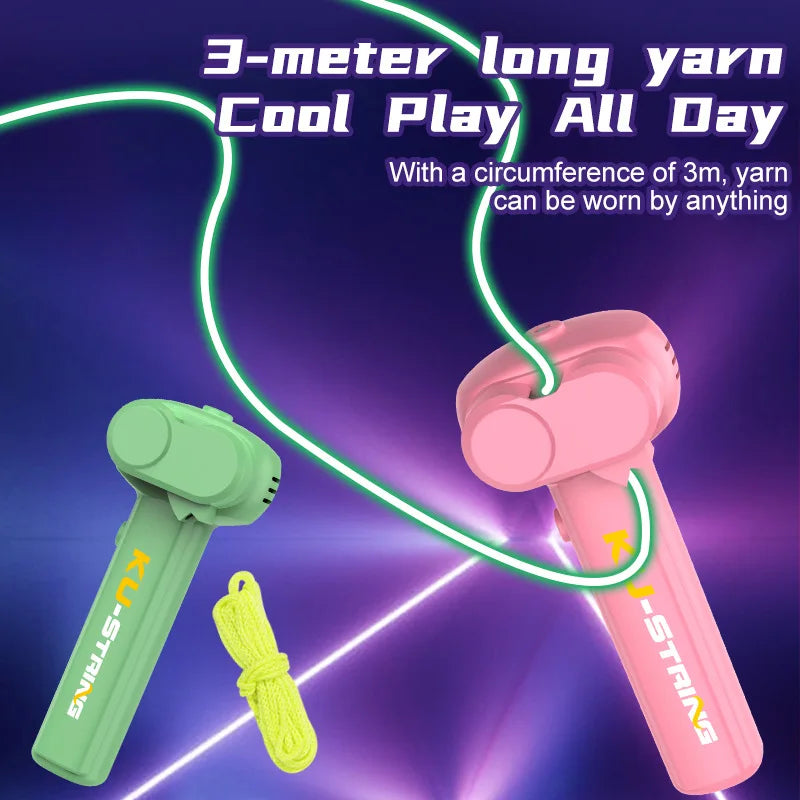 String Rope Launcher Luminous Portable Handheld