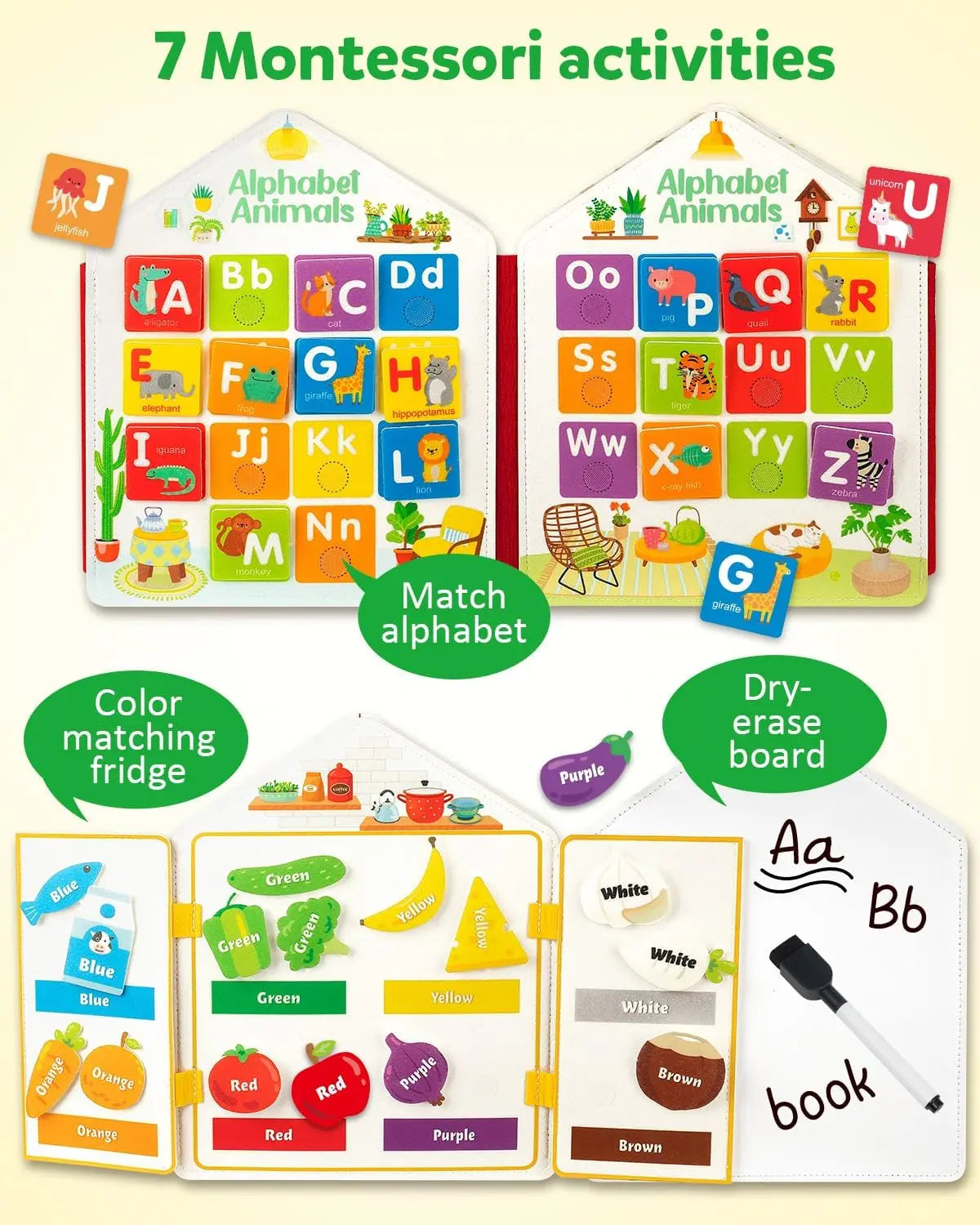 Todders Montessori Busy Book,