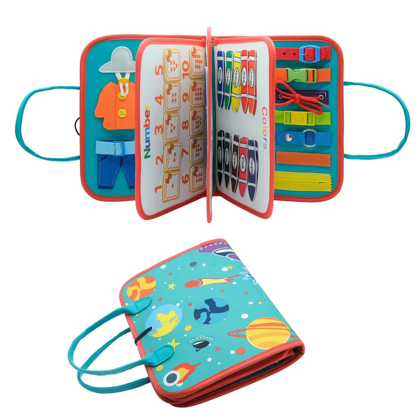 Tablero de actividades de aventura para niños