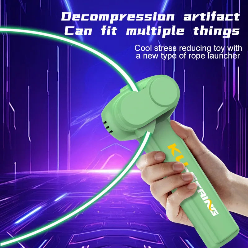 String Rope Launcher Luminous Portable Handheld