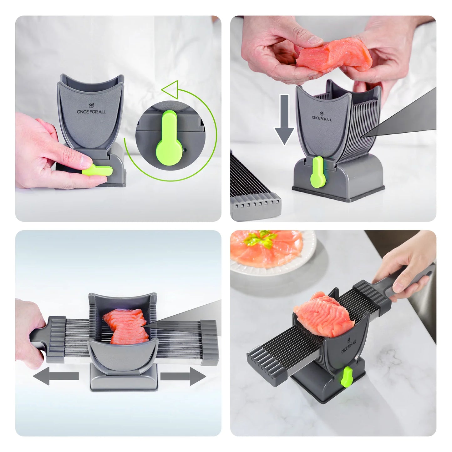 ONCE for All Meat Slicer and Cleaver Kitchen Knife