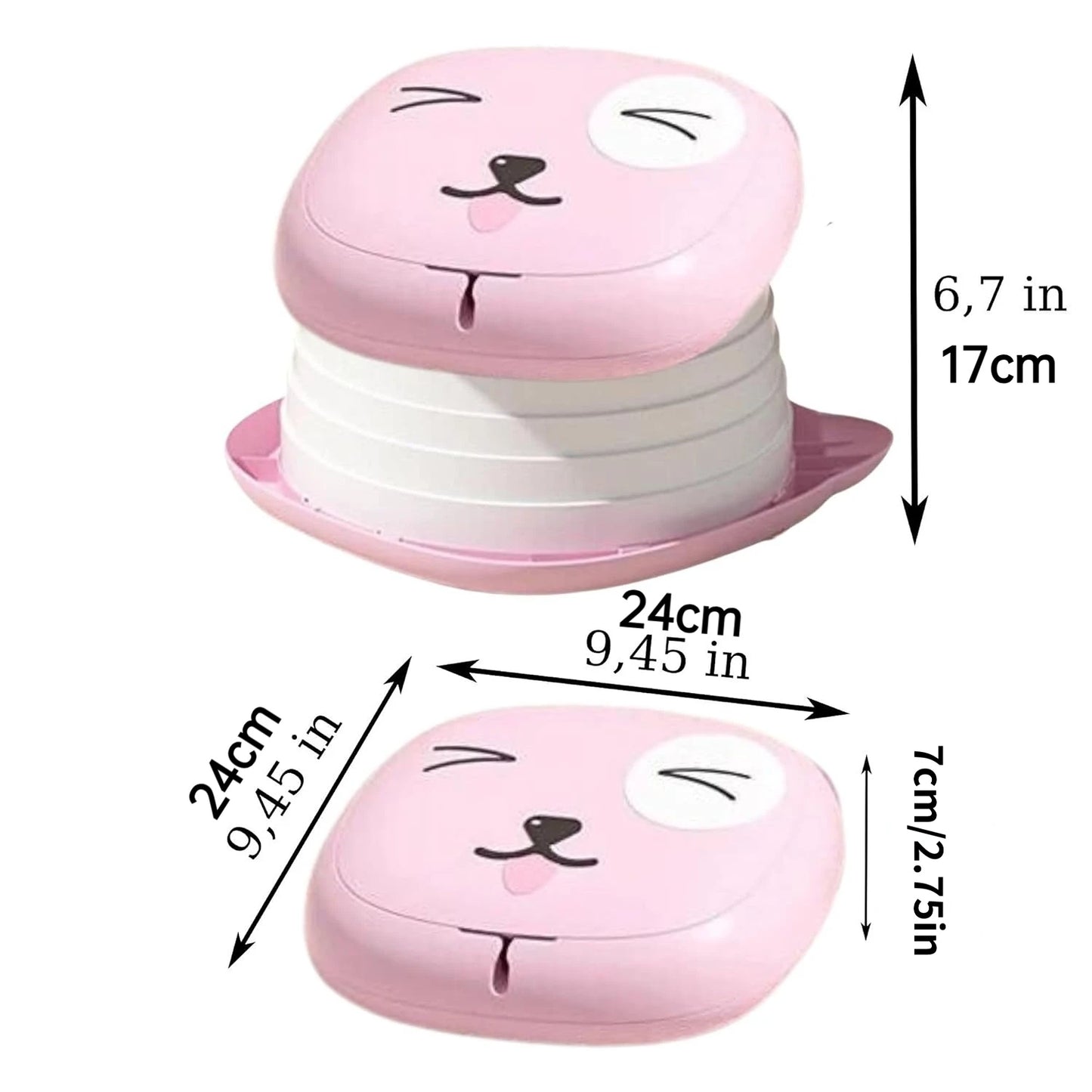 Children's Folding Toilet Baby Cartoon Mobile Outdoor Travel