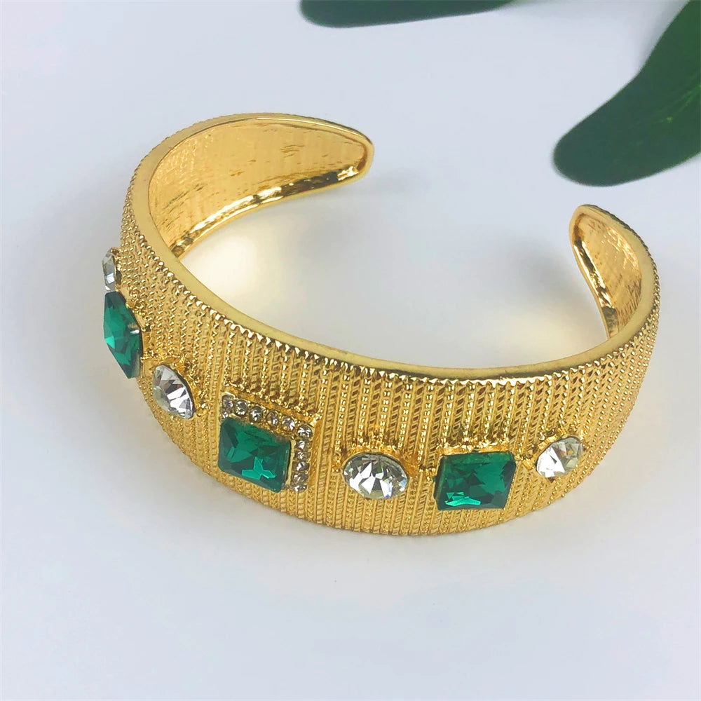 Royal Opulence – Parure de bijoux plaquée or 18 carats