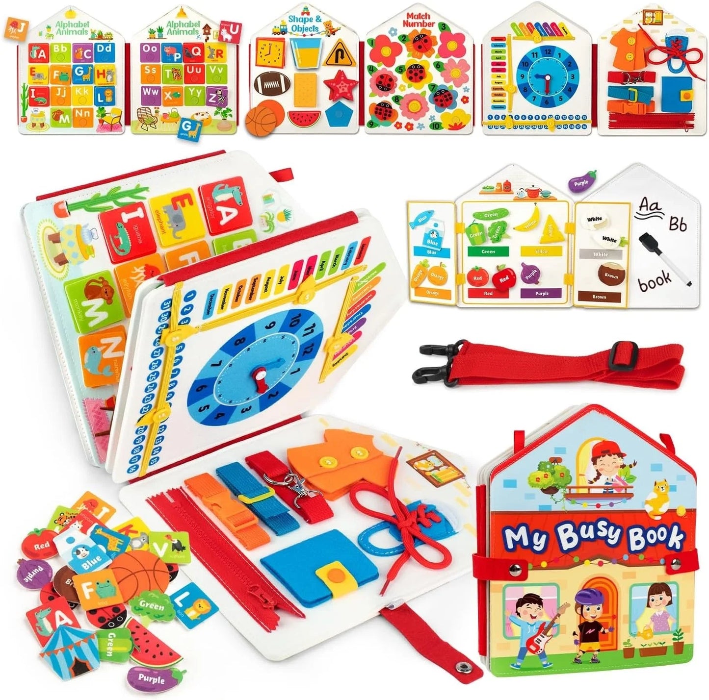 Todders Montessori Busy Book,