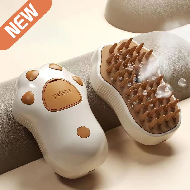 3 in 1 Pet Steam Brush Electric Spray