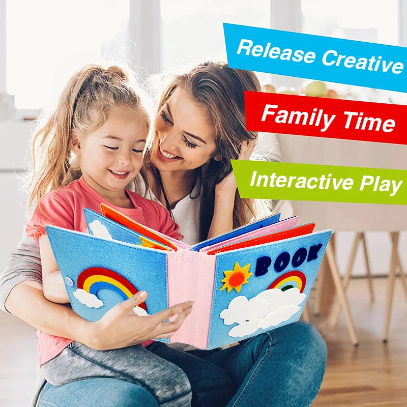 Montessori Baby Busy Board 3D Toddlers Story