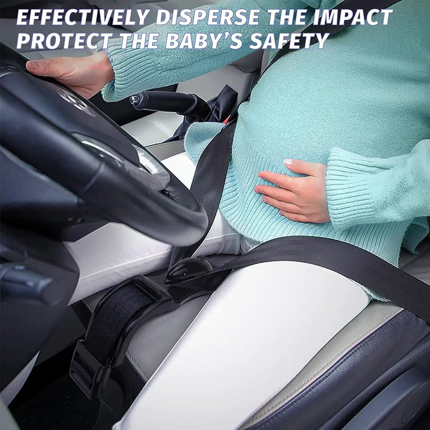 Car Seat Safety Belly Support