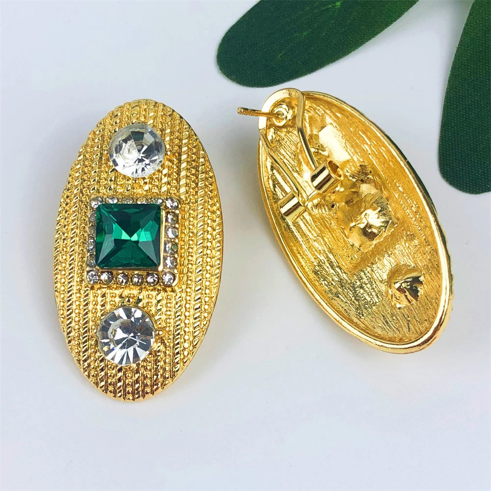 Royal Opulence – Parure de bijoux plaquée or 18 carats