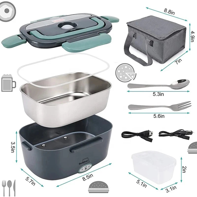 Electric Lunch Box Food Heater Portable Food Warmer