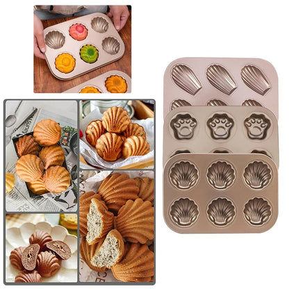 Cake Molds Cat Paw Banana Sea Shell Shape Baking