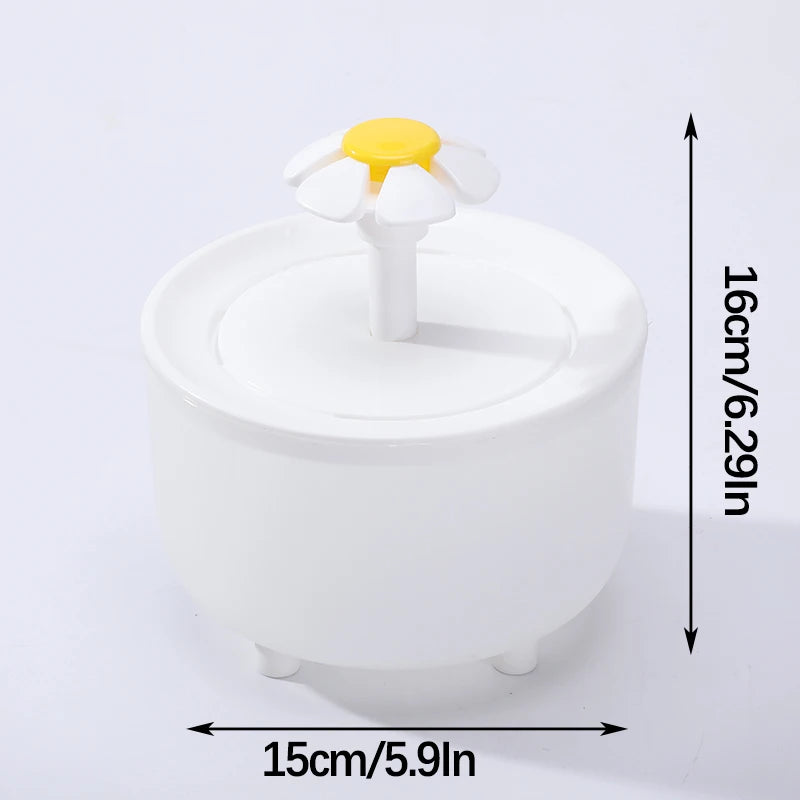 Pet Water Fountain Automatic Cat Drink Bowl Filter