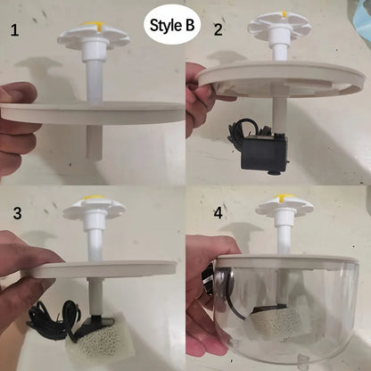 Pet Water Fountain Automatic Cat Drink Bowl Filter