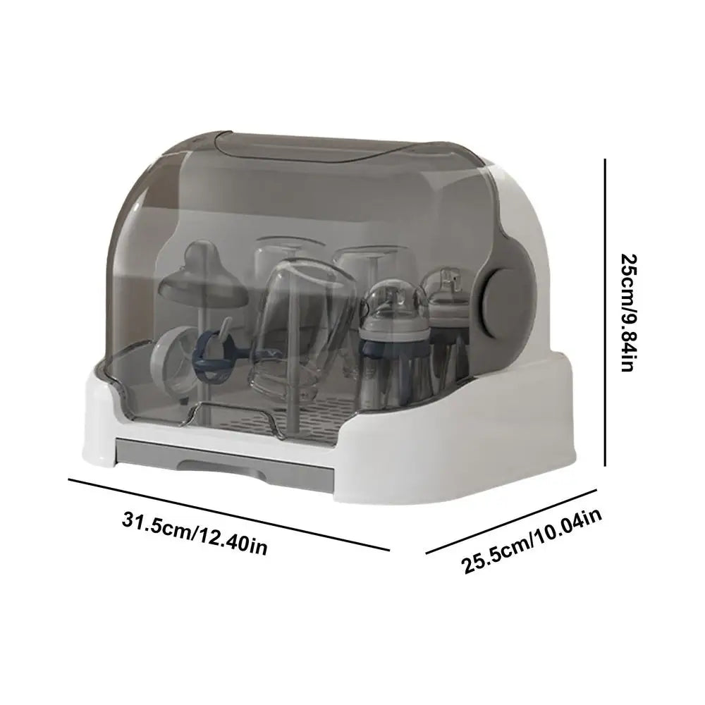 Baby Bottle Drying Rack With Removable Drip