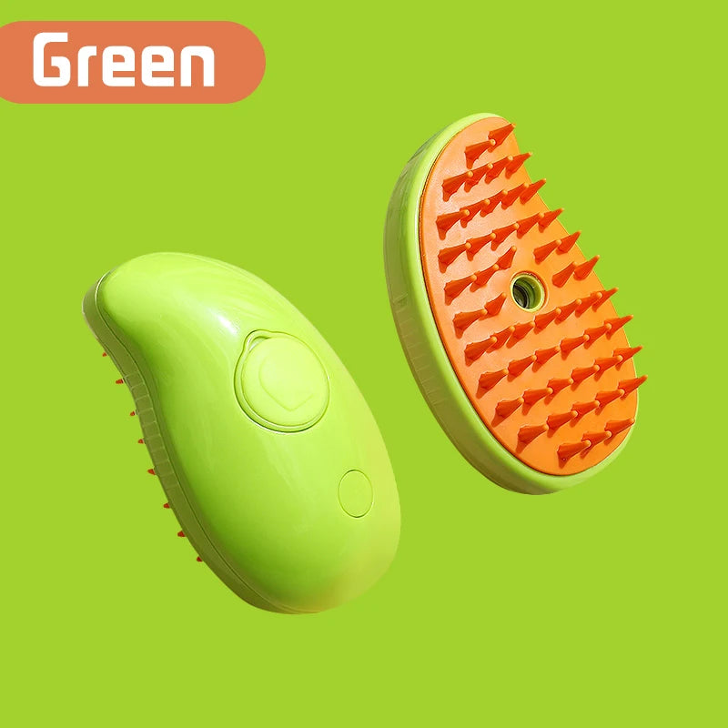 Brosse à vapeur électrique 3 en 1 pour animaux de compagnie